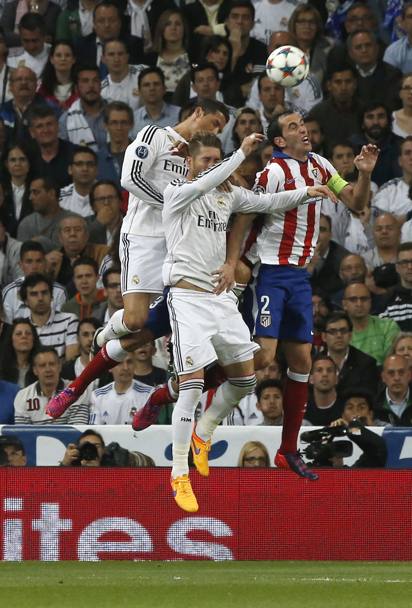 Champions League: Ramos, Ronaldo e Sergio Ramos nell&#39;ultimo derby di Champions (Lapresse)